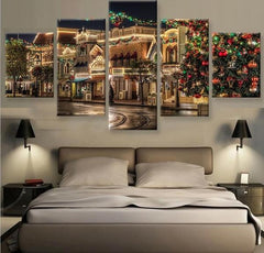 Christmas Xmas Celebration Wall Art Canvas Decor Printing