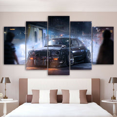 Classic Vintage Sports Car Wall Art Canvas Decor Printing