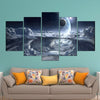 Image of Clouds on the Planet Wall Art Canvas Decor Printing