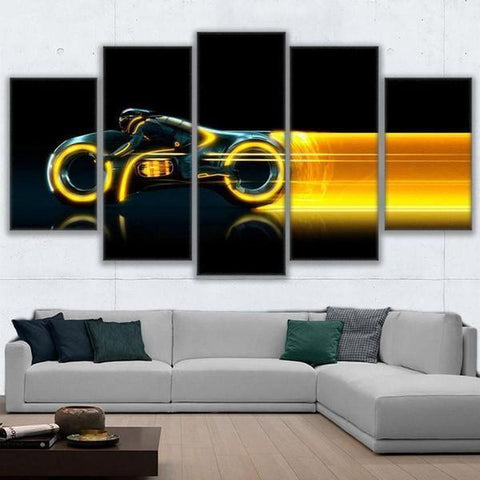 Club Motorcycle Wall Art Canvas Decor Printing