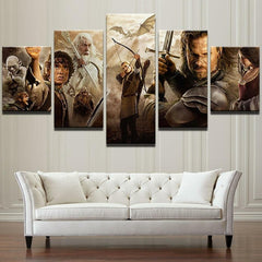 Collage Lord Of The Rings Wall Art Canvas Decor Printing