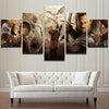 Image of Collage Lord Of The Rings Wall Art Canvas Decor Printing