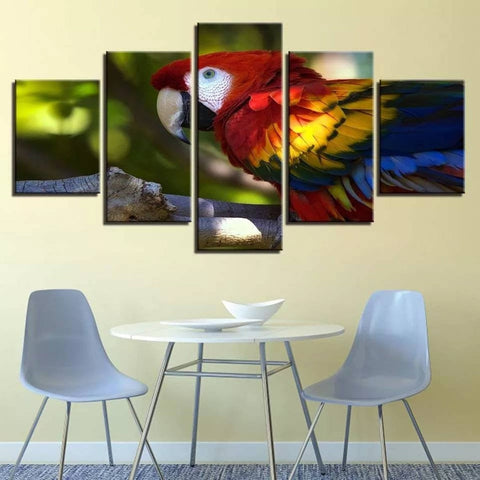 Colorful Brazilian Parrot Wall Art Canvas Decor Printing