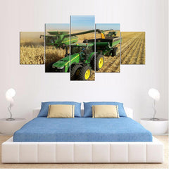 Corn Harvest Countryside Field Farm Wall Art Canvas Decor Printing