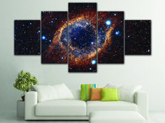 Cosmos Helix Nebula Astronomy Wall Art Canvas Decor Printing