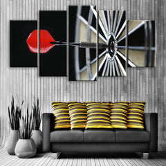 Dartboard Game Wall Art Canvas Decor Printing