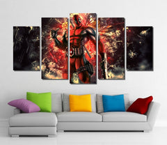 Deadpool Comic Super Hero Wall Art Canvas Decor Printing