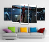 Image of Deadpool With A Mouth Super Hero Wall Art Canvas Decor Printing