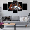 Image of Denver Broncos Hand Gloves Wall Art Canvas Decor Printing