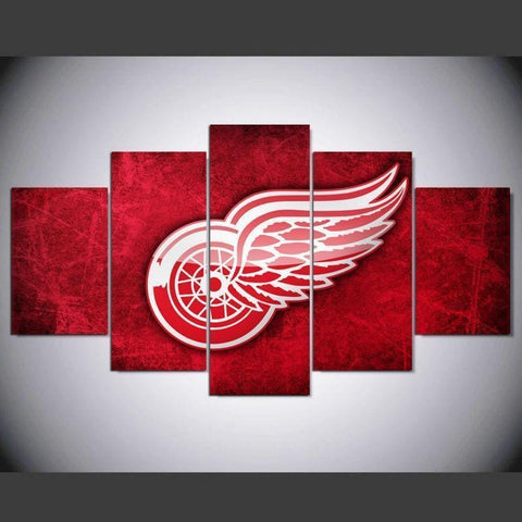 Detroit Red Wings Wall Art Canvas Decor Printing