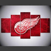 Image of Detroit Red Wings Wall Art Canvas Decor Printing