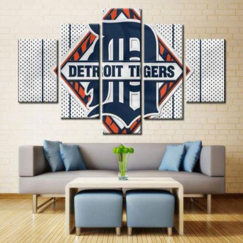 Detroit Tigers Wall Art Canvas Decor Printing