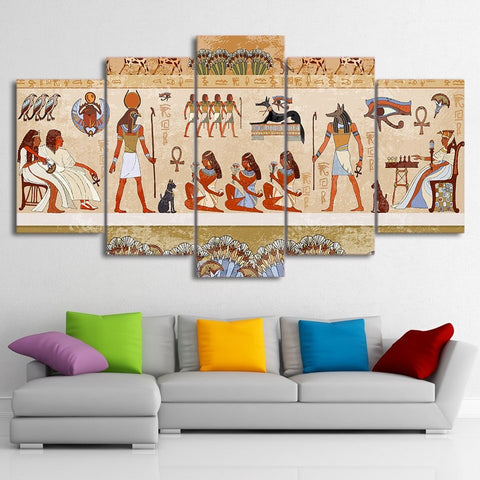 Egyptian Ancient Dynasty Wall Art Canvas Decor Printing