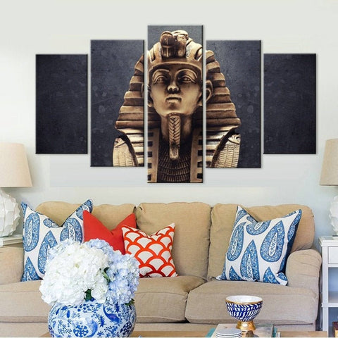 Egyptian Pharao Wall Art Canvas Decor Printing