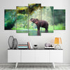 Image of Elephant Wild Animal Wall Art Canvas Decor Printing