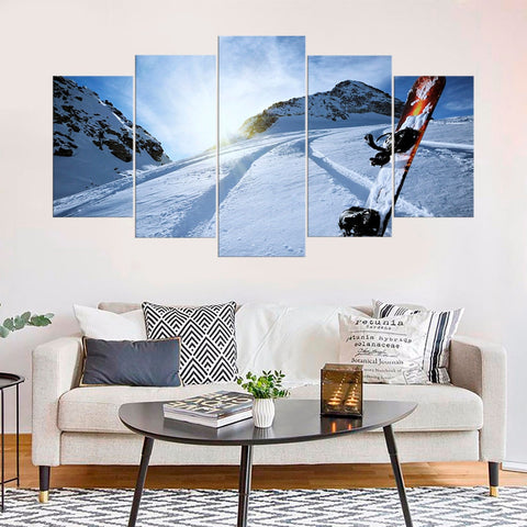Extreme Snowboarding Winter Sports Wall Art Canvas Decor Printing