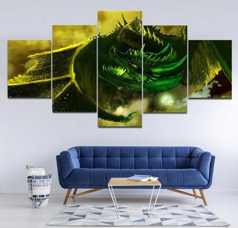 Fantasy Dragon Wall Art Canvas Decor Printing