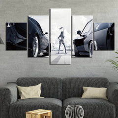 Fast And Furious Racing Cars Wall Art Canvas Decor Printing