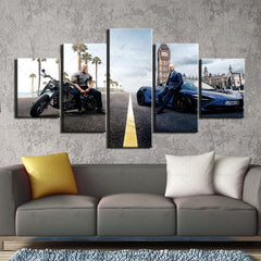 Fast and Furious Movie Wall Art Canvas Decor Printing