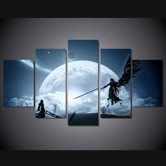 Final Fantasy Cloud Vs Sephiroth Wall Art Canvas Decor Printing