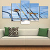 Image of Fishing Rod and Reel Wall Art Canvas Decor Printing