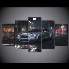 Ford Mustang Car Wall Art Canvas Decor Printing