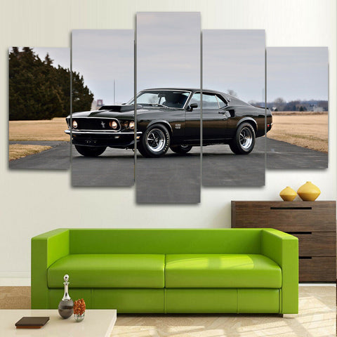 Ford Mustang Muscle Car Classic Wall Art Canvas Decor Printing