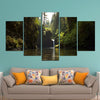 Image of Forest Waterfall Natural Wall Art Canvas Decor Printing