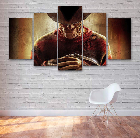 Freddy Krueger A Nightmare On Elm Street Movie Wall Art Canvas Decor Printing