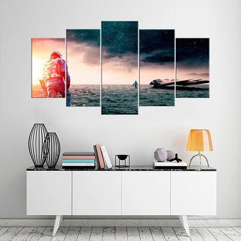 Galaxy Space - Science Fiction Wall Art Canvas Decor Printing
