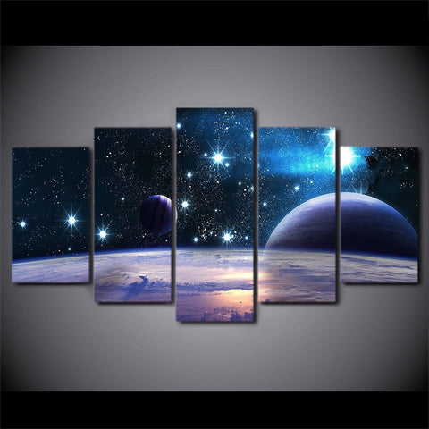 Galaxy Stars Universe Space Wall Art Canvas Decor Printing