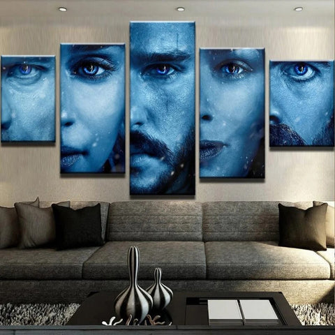Game of Thrones Got Characters Close Up Wall Art Canvas Decor Printing