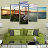 Image of Golden Gate Bridge Sunset Wall Art Canvas Decor Printing