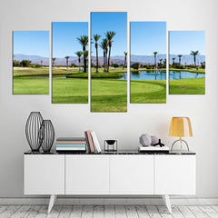 Golf Club Travel Wall Art Canvas Decor Printing