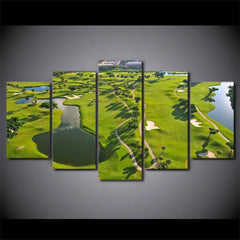 Golf course Landscape Wall Art Canvas Decor Printing