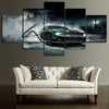 Image of Green Ford Mustang Car Wall Art Canvas Decor Printing