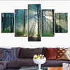 Image of Green Forest in Sunshine Wall Art Canvas Decor Printing