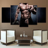 Image of Gym Body Building Work Out Wall Art Canvas Decor Printing