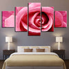 Image of Abstract Flower Wall Art Canvas Print Decor - DelightedStore