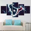 Image of Houston Texans Sports Wall Art Canvas Print Decor - DelightedStore