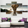 Image of Africa Elephant Wall Art Canvas Print Decoration - DelightedStore