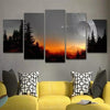 Image of Modular Canvas Pictures Wall Art Framework 5 Pieces Star Wars Paintings HD Prints Tree Poster For Living Room Home Decor