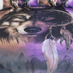 Wolf Dreamcatcher Bedding Set