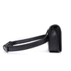 Image of Black-White PU Leather Waist Pack Waist Belt Bag Pouch - DelightedStore