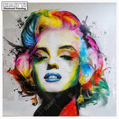 5D DIY Diamond Painting kit - Marilyn Monroe home decor gift - DelightedStore