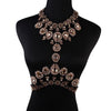 Image of Long Body Necklace Crystal Chain Sexy Women