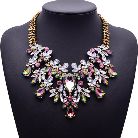 Necklace Colorful Flower Boho Jewelry - DelightedStore