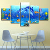 Image of Dolphins Couple Wall Art Canvas Print Decor - DelightedStore