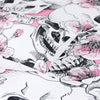 Image of Cherry Blossoms Skull Duvet Cover Set - DelightedStore