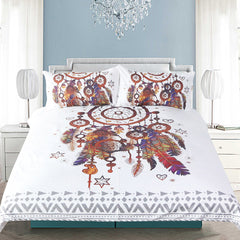 Dreamcatcher Feathers Duvet Cover Set - DelightedStore